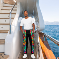 BeautDoozy 'Antares' Relax Joggers Paint lack - Front view on male model on yacht