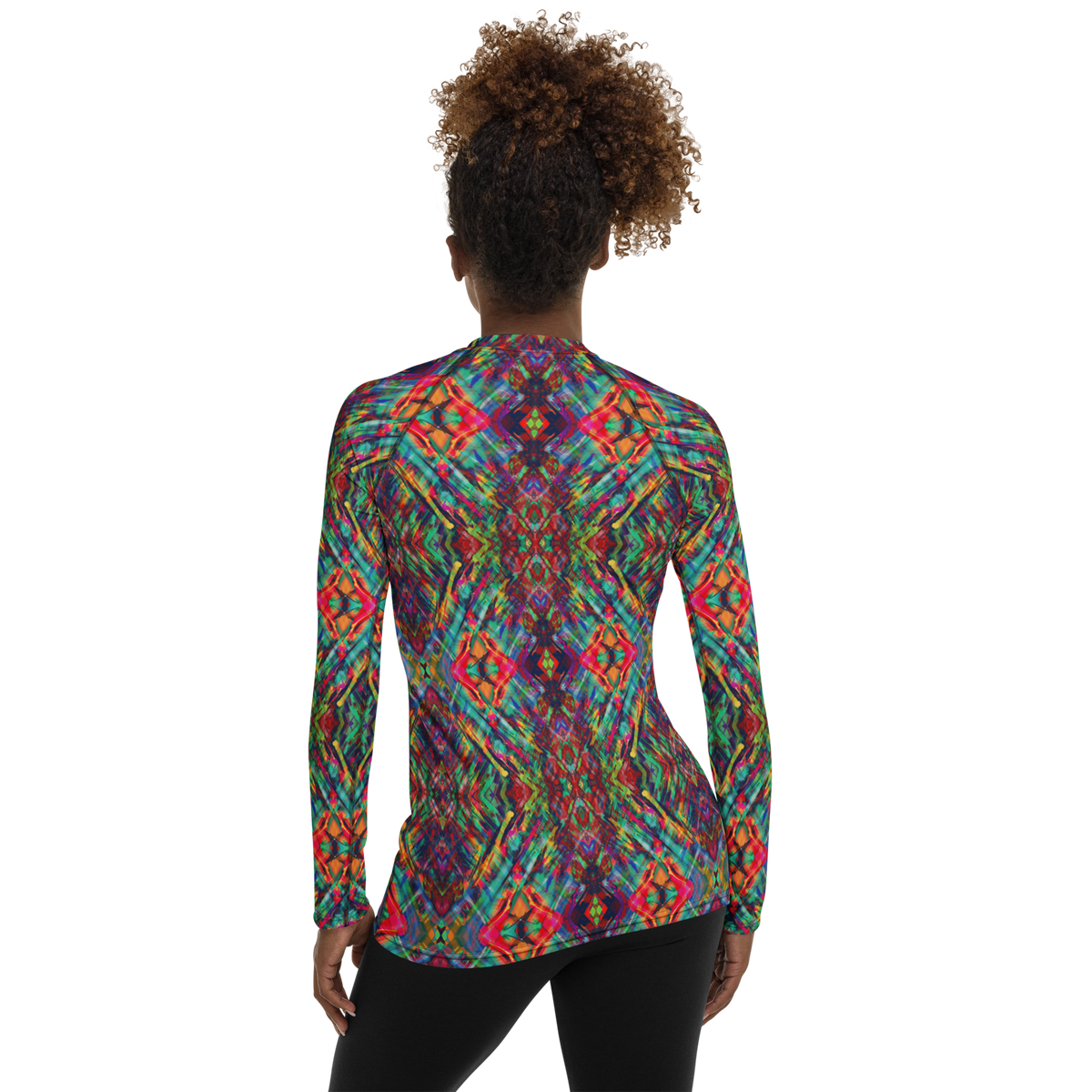 BeautDoozy 'Antares' Long Sleeves Crew Top Pat - Back view