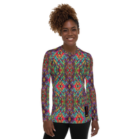 BeautDoozy 'Antares' Long Sleeves Crew Top Pat - Front view