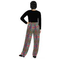 BeautDoozy 'Antares' Wide Leg Pants Pat - Back view