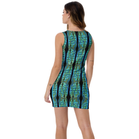 BeautDoozy 'Clean Fresh Water' Fitted Dress B - Back view