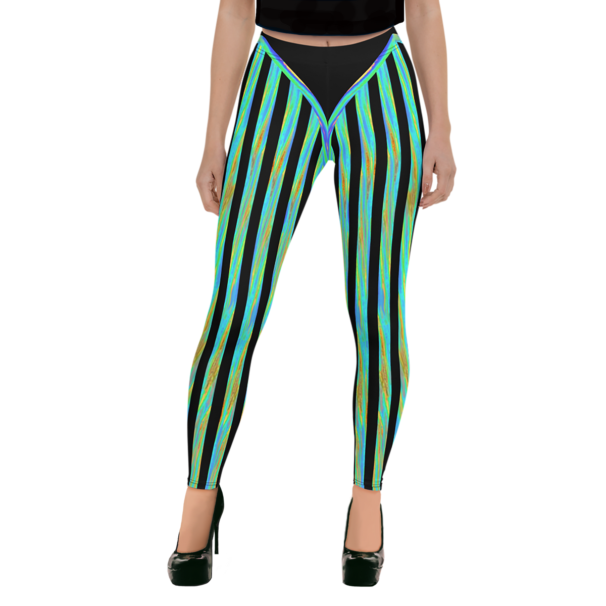 BeautDoozy 'Clean Fresh Water' Leggings - Front view