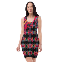 BeautDoozy 'Control Your Flame' Fitted Dress - Front view