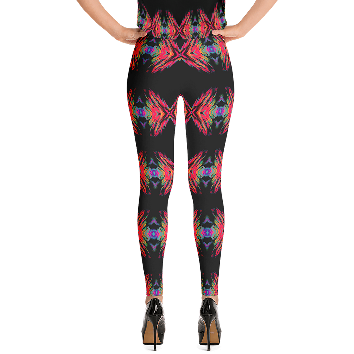 BeautDoozy 'Control Your Flame' Leggings - Back view