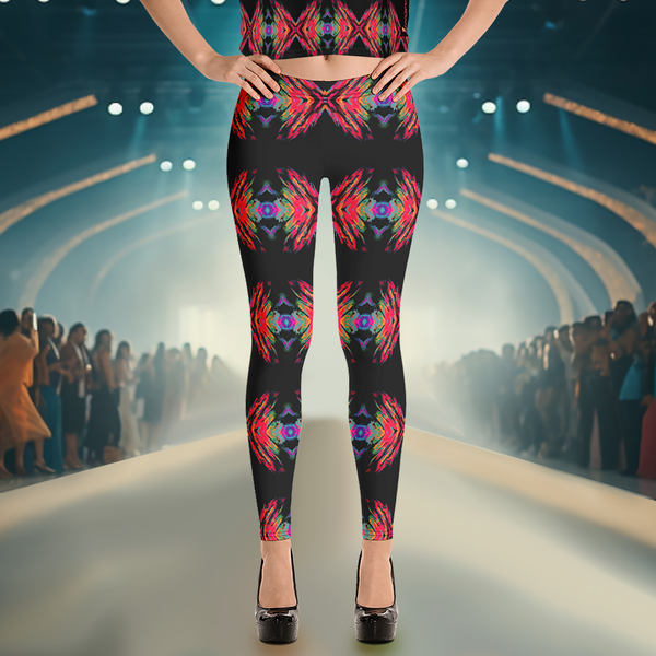 BeautDoozy CONTROL YOUR FLAME Leggings - Front view