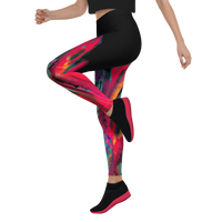 BeautDoozy 'Control Your Flame' Blaze Leggings - Left view