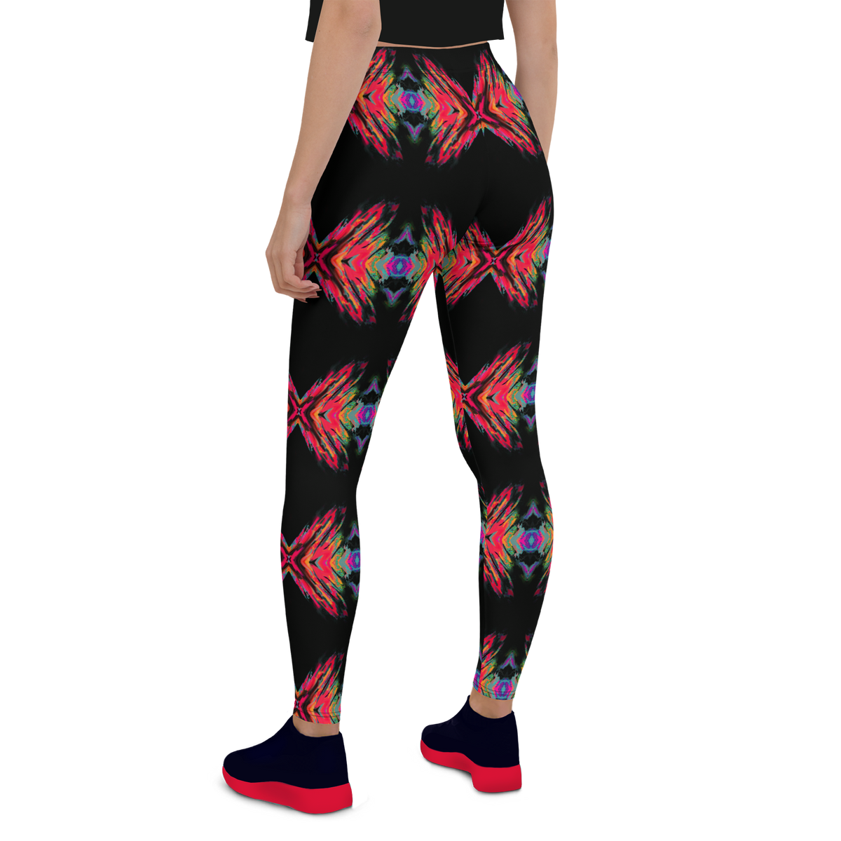 BeautDoozy 'Control Your Flame' Leggings - Left-Back view