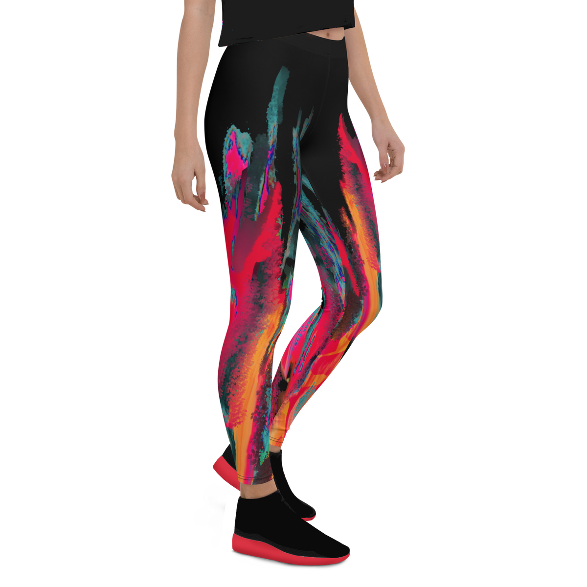 BeautDoozy 'Control Your Flame' Blaze Leggings - Right view