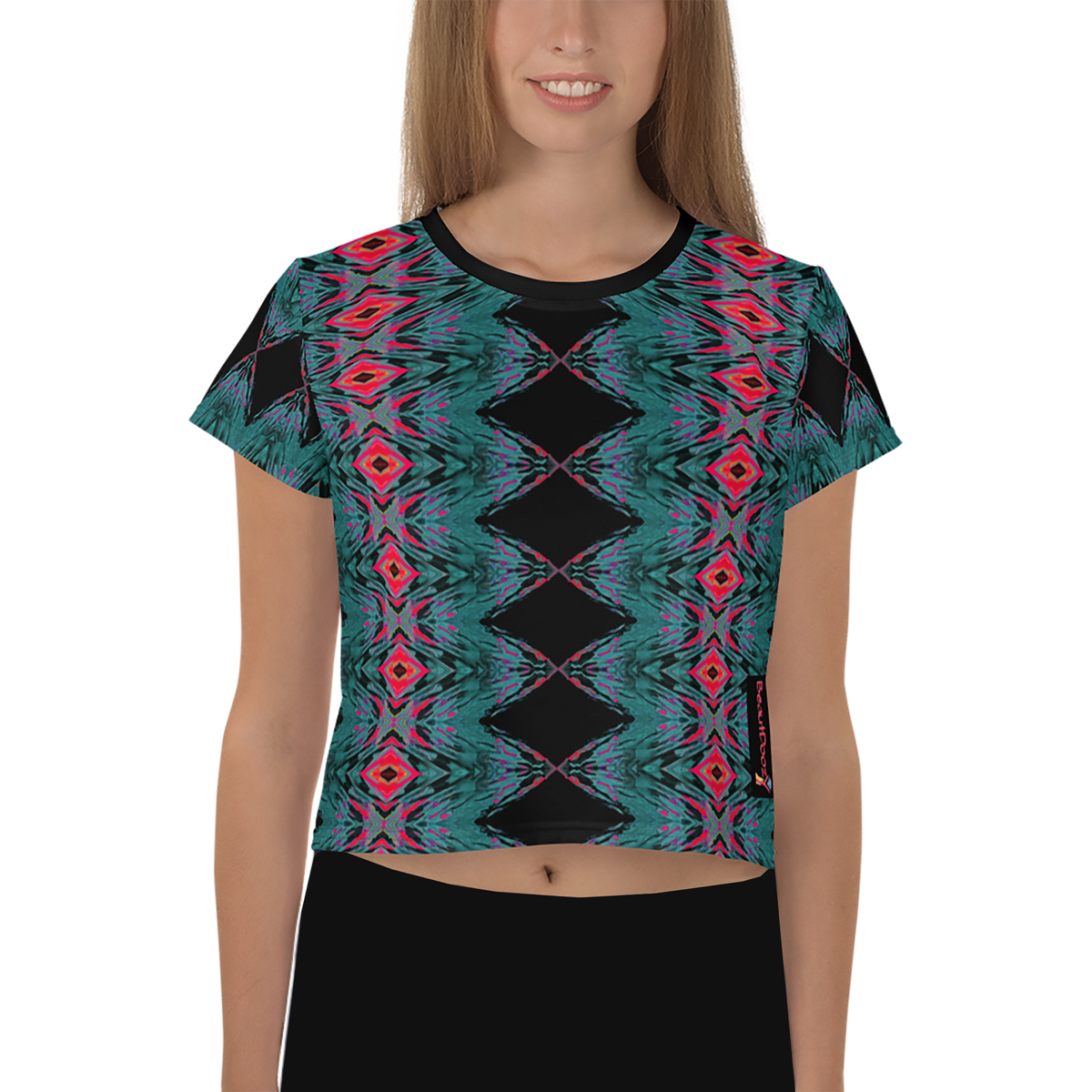 BeautDoozy 'Cool Me Down' Crop Top - Front view