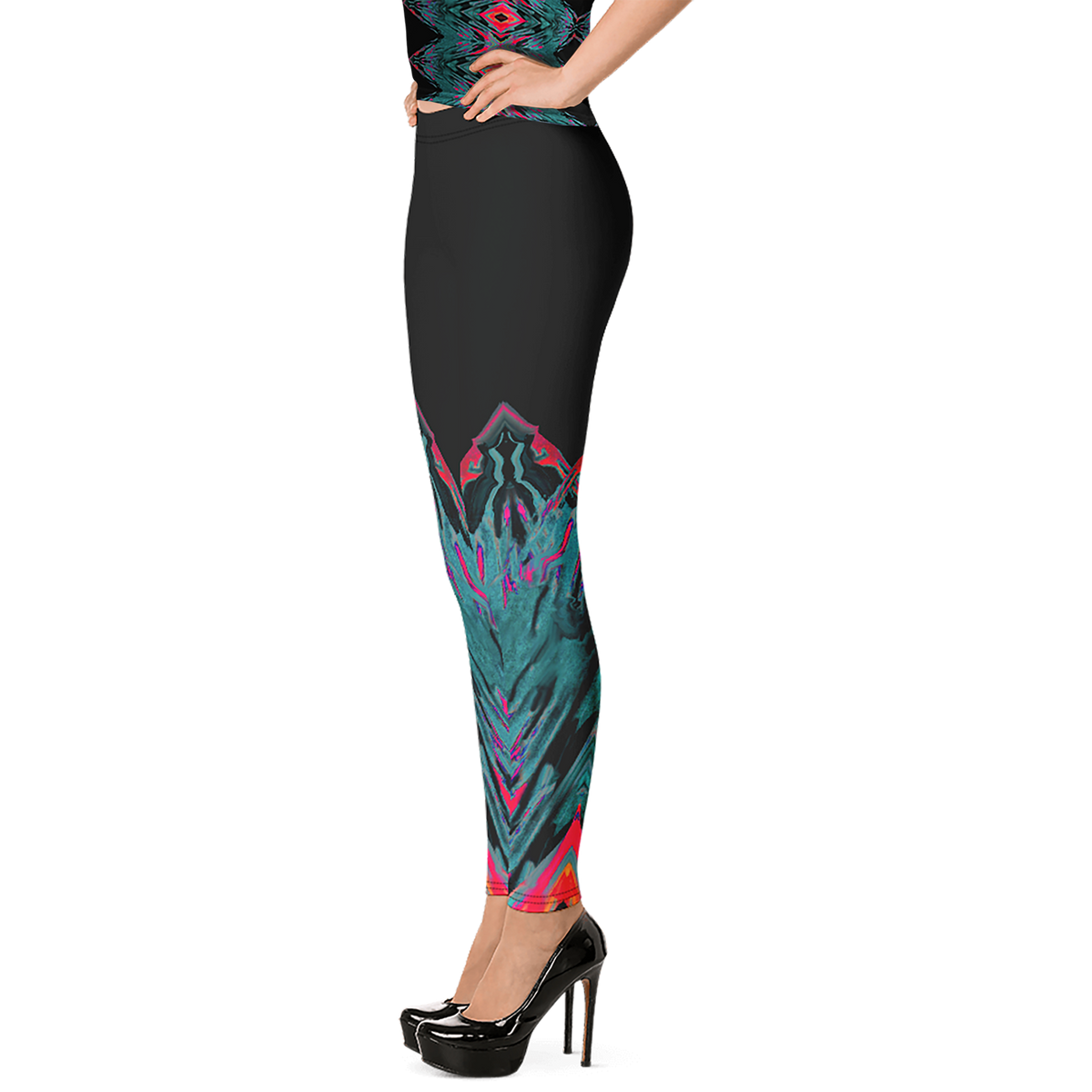 BeautDoozy 'Cool Me Down' Leggings  - Left view