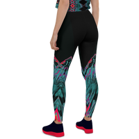 BeautDoozy 'Cool Me Down' Leggings  - Left-Back view