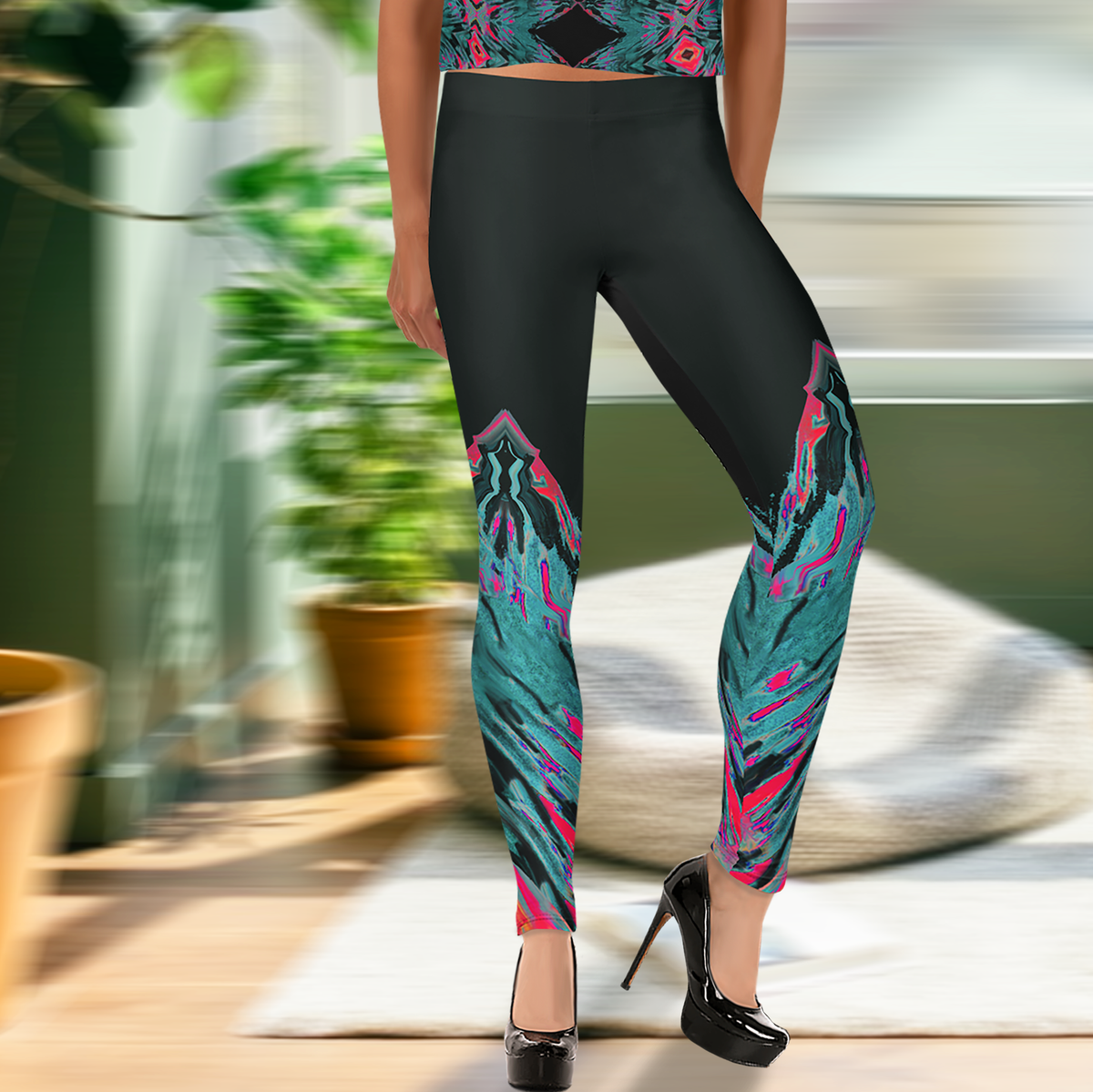 BeautDoozy COOL ME DOWN Leggings - Front view