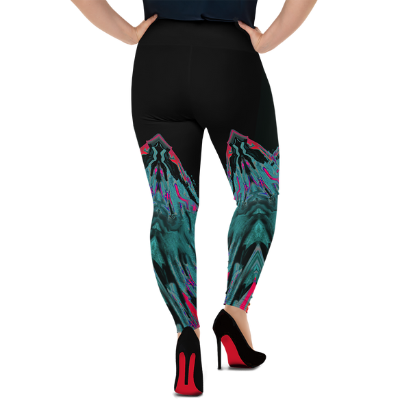 BeautDoozy 'Cool Me Down' Leggings Curves - Back view