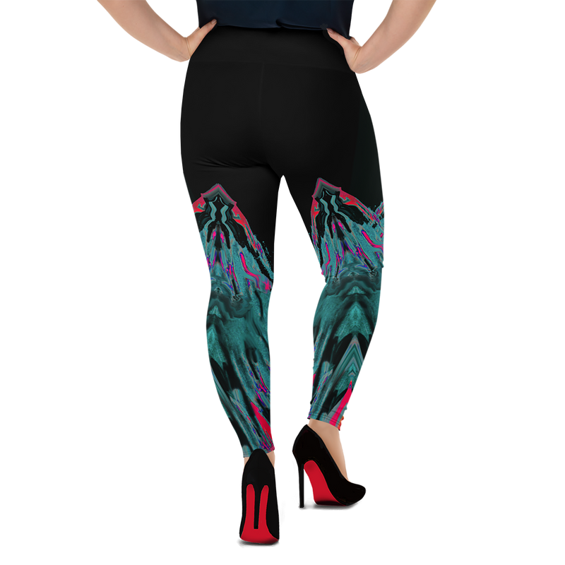 BeautDoozy 'Cool Me Down' Leggings Curves - Back view