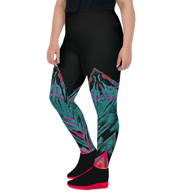 BeautDoozy 'Cool Me Down' Leggings Curves - Left view