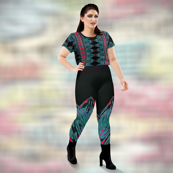 BeautDoozy COOL ME DOWN Leggings Curves Plus - Right view