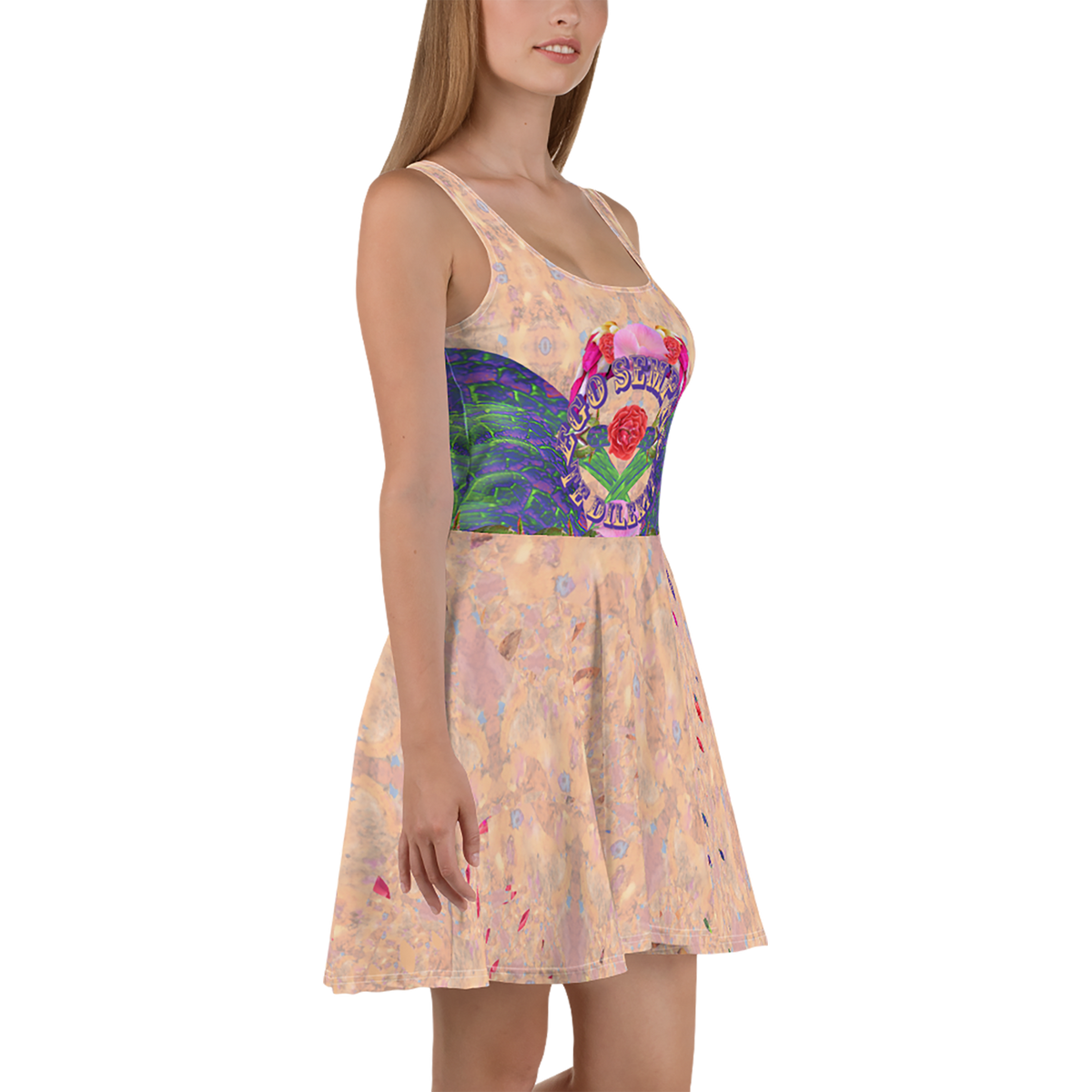 BeautDoozy 'Ego Sempre' Skater Dress - Right view