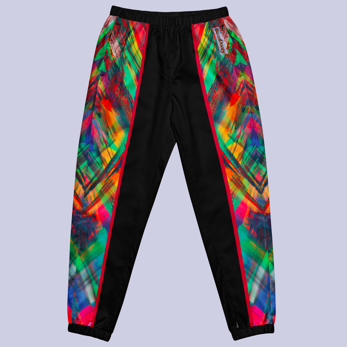 BeautDoozy ANTARES Relax Joggers Paint Black - Front view