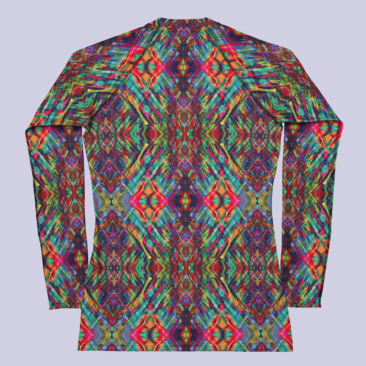 BeautDoozy ANTARES Long Sleeves Crew Top Pat - Flat Back view