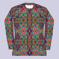 BeautDoozy ANTARES Long Sleeves Crew Top Pat - Flat Front view