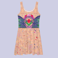 BeautDoozy EGO SEMPRE Skater Dress - Flat front view