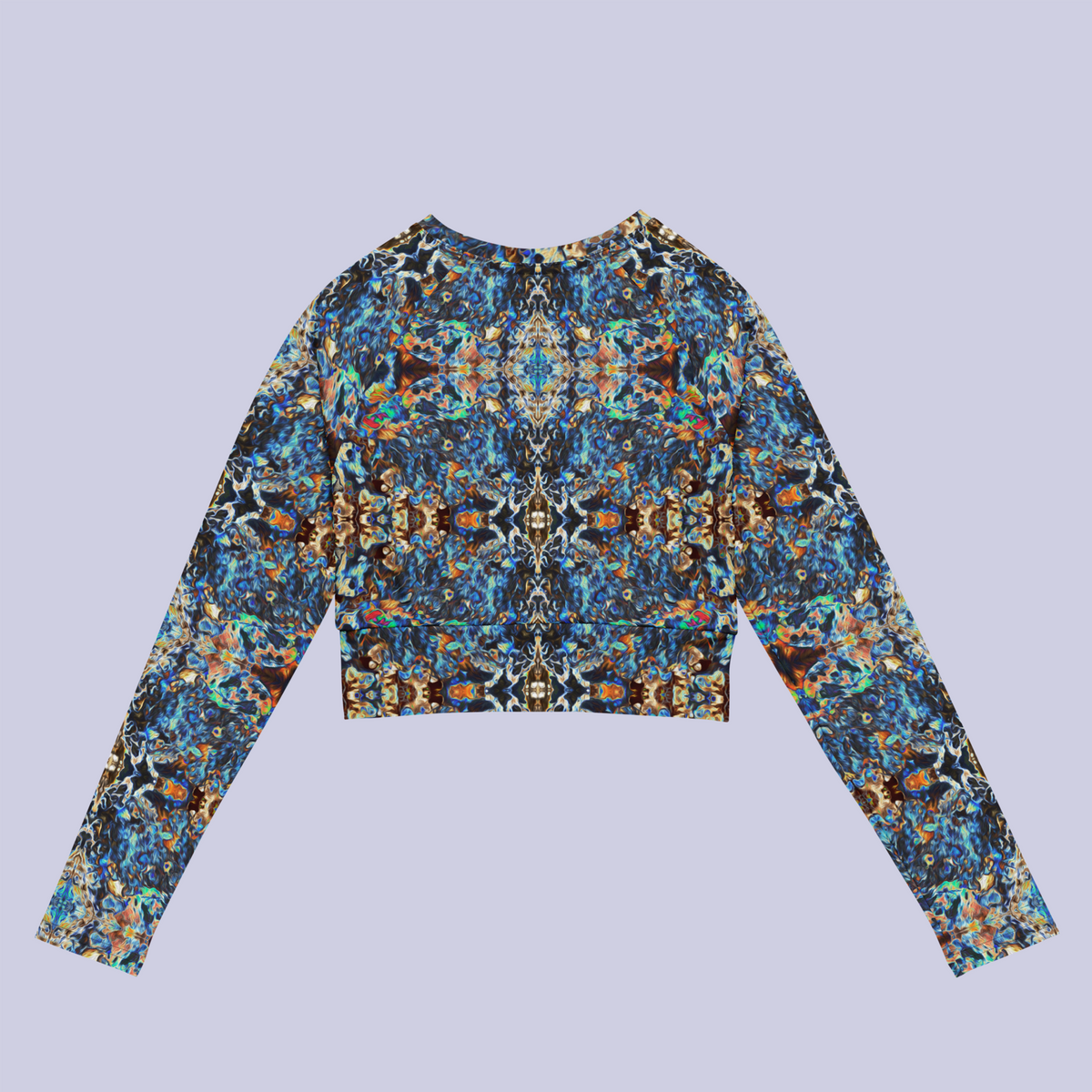 BeautDoozy PIETERSITE Long Sleeves Crop Top Heart - Flat Back view