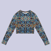 BeautDoozy PIETERSITE Long Sleeves Crop Top Heart - Flat Front view