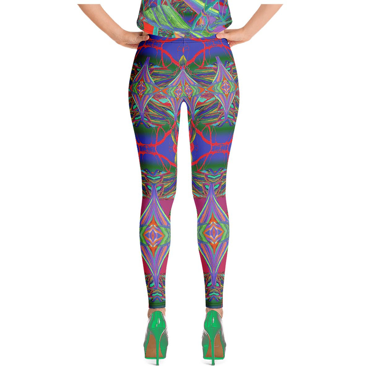 BeautDoozy 'Goodness From Earth' Leggings - Back view