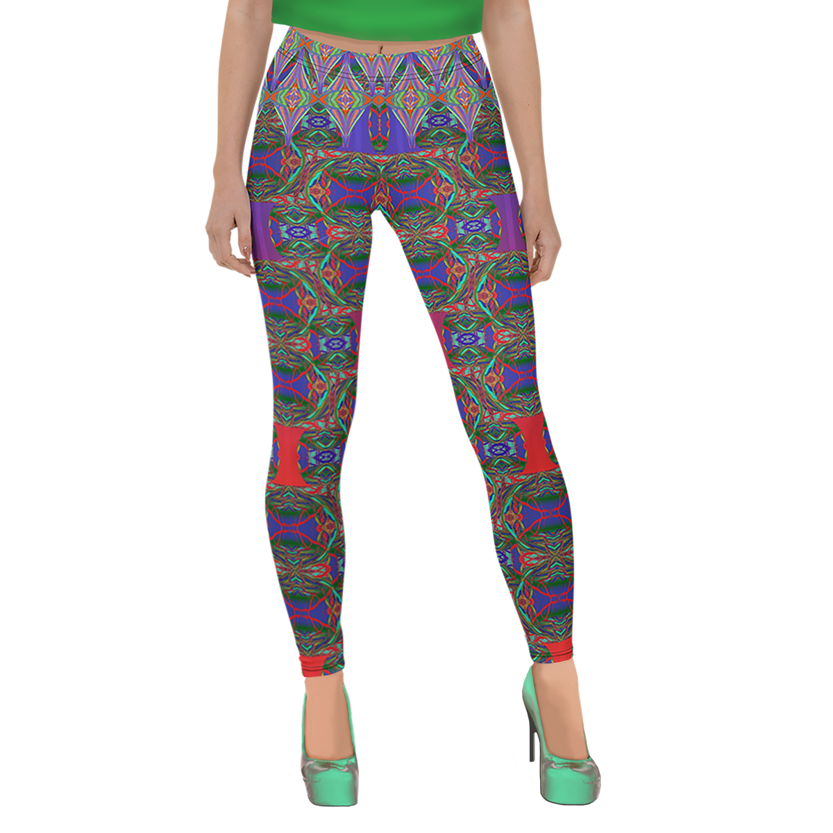 BeautDoozy 'Goodness From Earth' Leggings - Front view