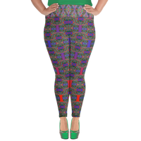 BeautDoozy 'Goodness From Earth' Leggings Curves - Front view