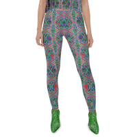 BeautDoozy 'Goodness From Earth' Bouquet Leggings - Front view