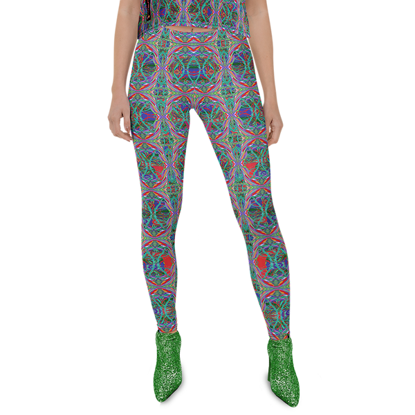 BeautDoozy 'Goodness From Earth' Bouquet Leggings - Front view