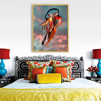 'Soul In Flight' from The Inner Series, by Gabrielle Loesch - Bedroom setting