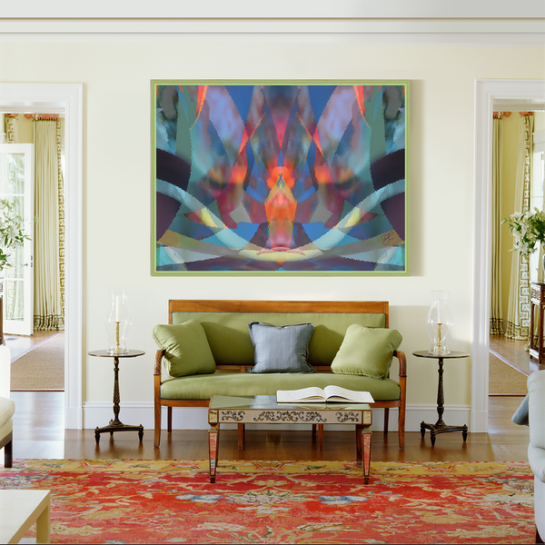 BeautDoozy Art Giclée 'Beyond Horizon' from The Nature Series, by Gabrielle Loesch - Sitting room setting