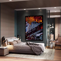 'Eiffel Tower' from The Places Series, by Gabrielle Loesch - Bedroom setting