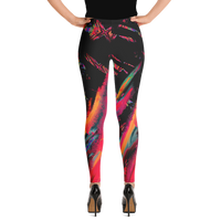 BeautDoozy 'Rise From The Ashes' Leggings - Back view