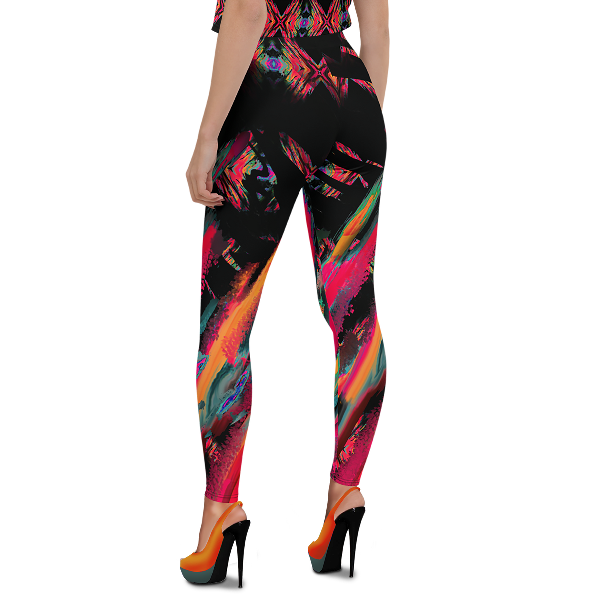 BeautDoozy 'Rise From The Ashes' Leggings - Left view