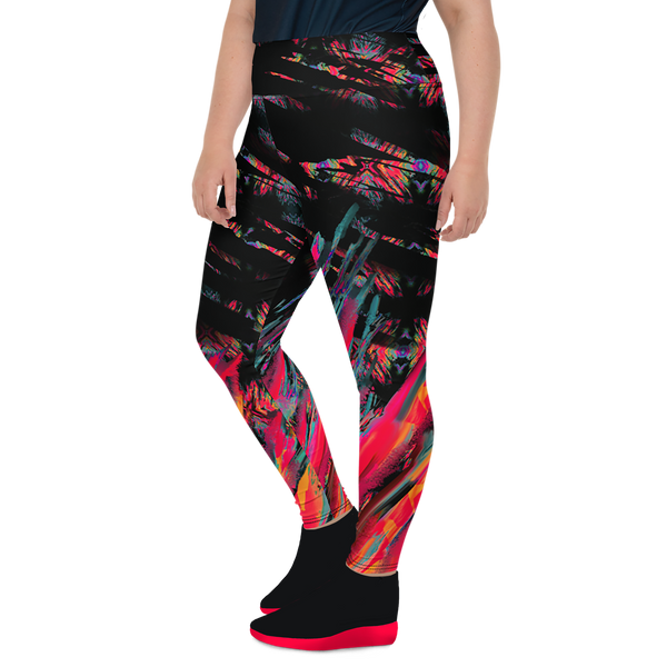 BeautDoozy 'Rise From The Ashes' Leggings Curves - Left view