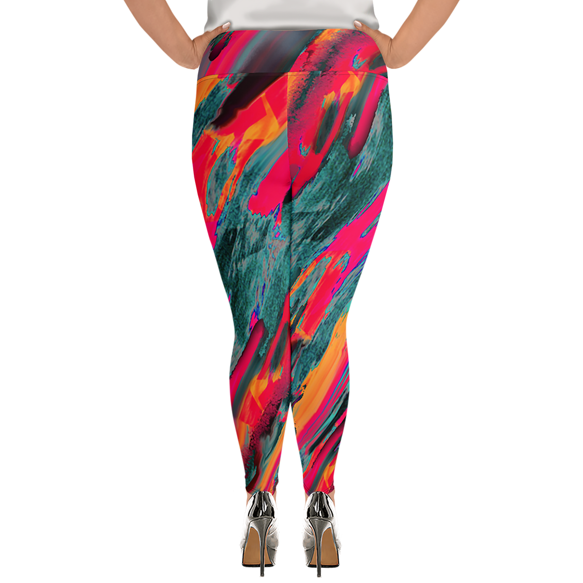 BeautDoozy 'Warm Me Up' Leggings Curves - Back view