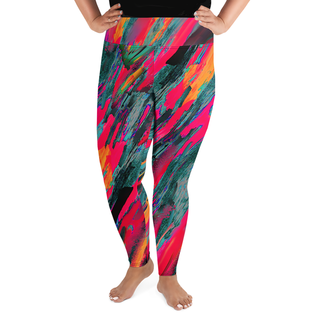 BeautDoozy 'Warm Me Up' Leggings Curves - Front view