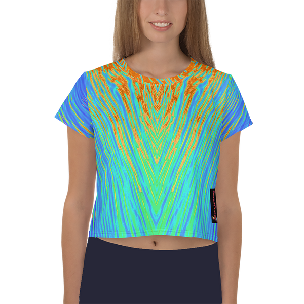 BeautDoozy 'Wet And Wild' Crop Top - Front view