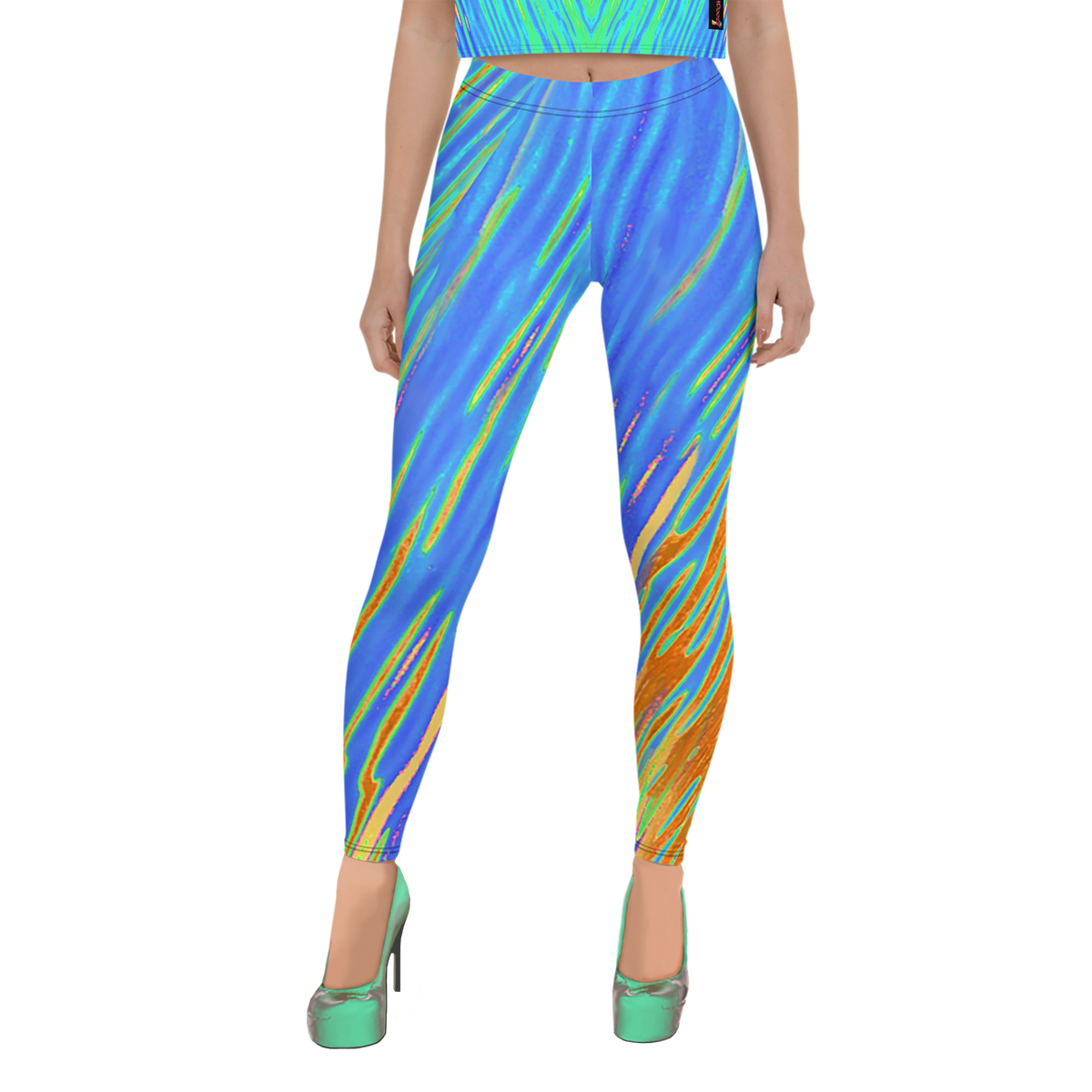 BeautDoozy 'Wet And Wild' Leggings - Front view