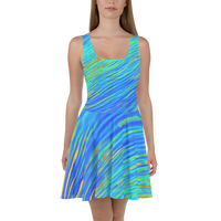 BeautDoozy 'Wet And Wild' Skater Dress - Front view