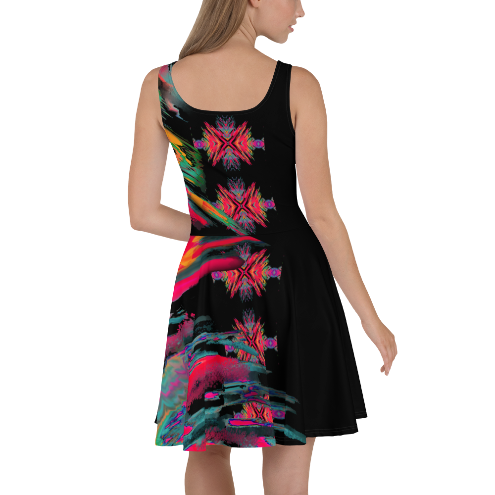 'Control Your Flame' Skater Dress